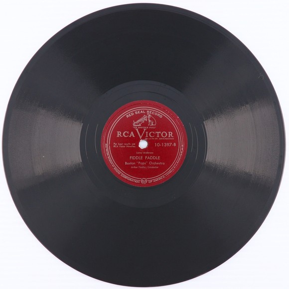 Boston Pop Orchestra A. Fiedler Chicken Reel/Fiddle Faddle 78 rpm Record 10-1397 - Picture 4 of 12